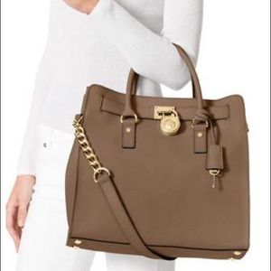 Michael kors large saffiano Hamilton tote